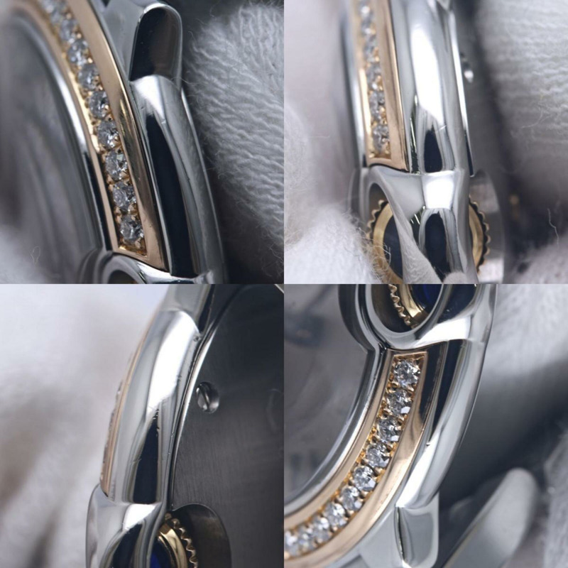 卡地亞 Cartier Ballon Bleu SM 鑲鑽錶圈 WE902079 女士腕錶 K18PGxSS 40308-5