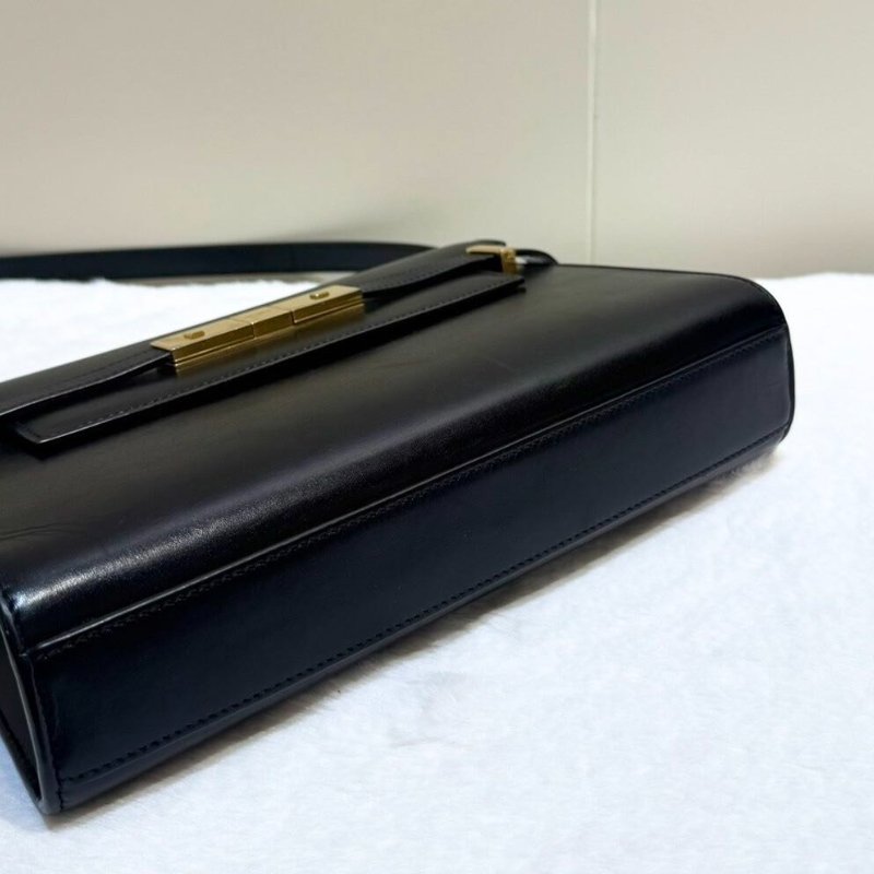 YSL 曼哈頓 黑金小號 24*17.5*6 99新配件塵袋-6