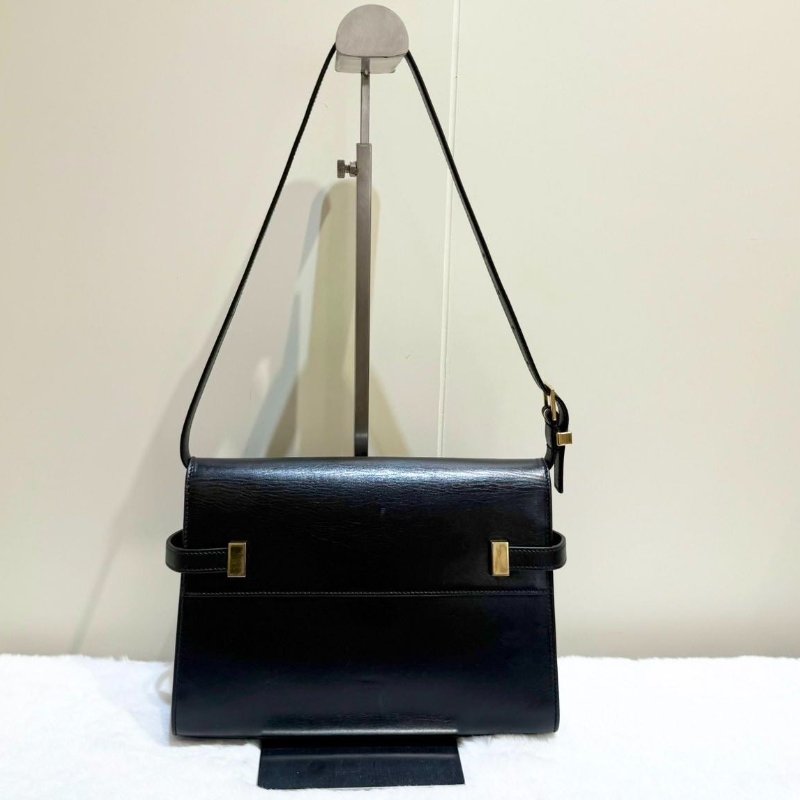 YSL 曼哈頓 黑金小號 24*17.5*6 99新配件塵袋-7