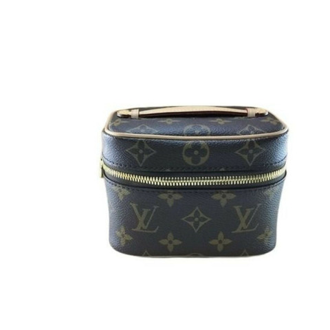 路易威登 (LOUIS VUITTON) Nice Nano 手提包 M44936 棕色 Monogram 女士化妝包