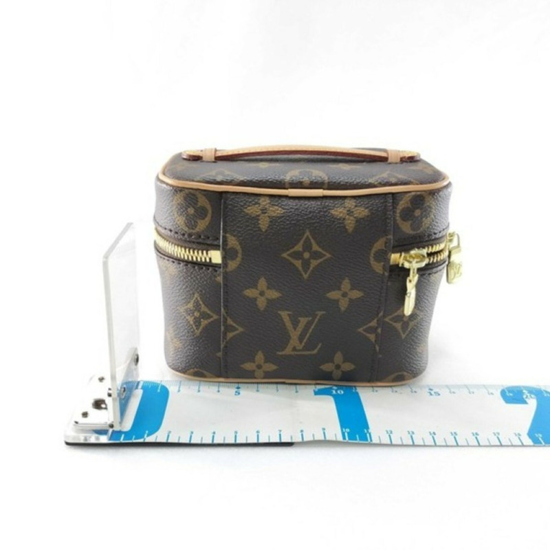 路易威登 (LOUIS VUITTON) Nice Nano 手提包 M44936 棕色 Monogram 女士化妝包-1