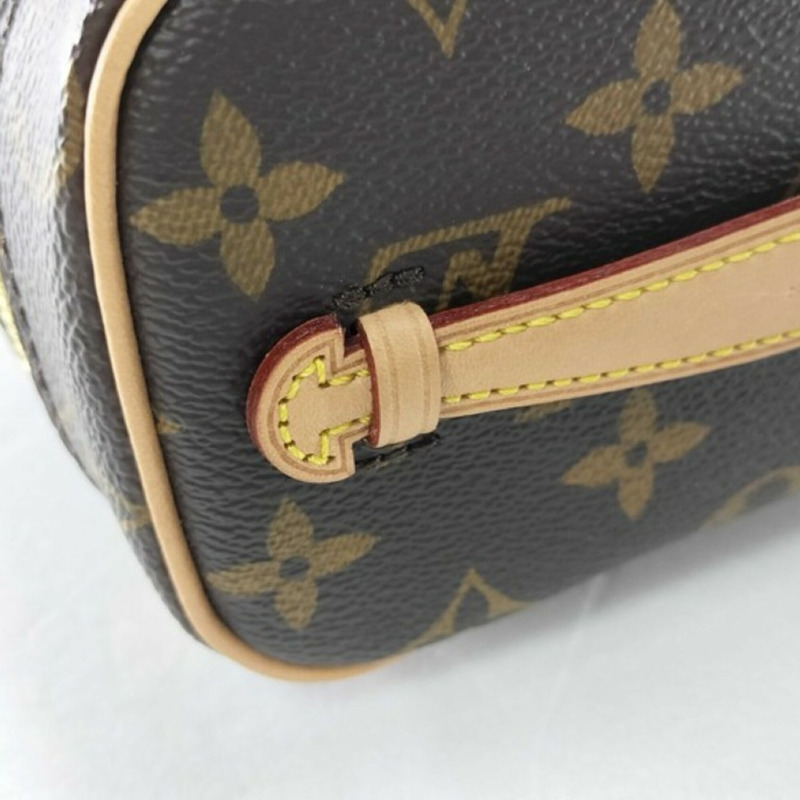 路易威登 (LOUIS VUITTON) Nice Nano 手提包 M44936 棕色 Monogram 女士化妝包-3