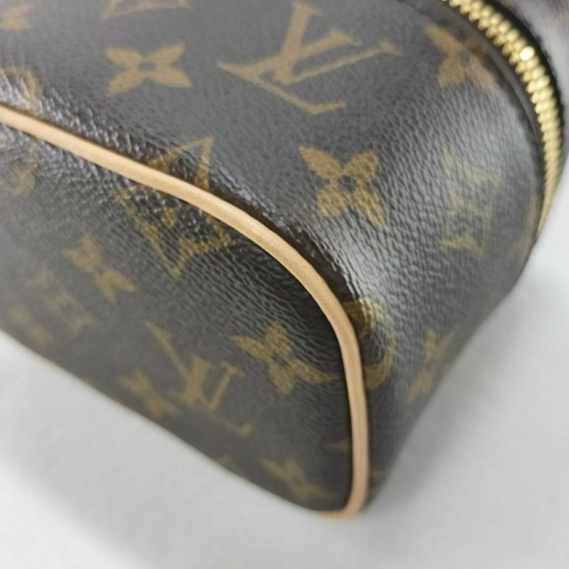 路易威登 (LOUIS VUITTON) Nice Nano 手提包 M44936 棕色 Monogram 女士化妝包-5
