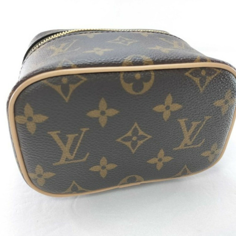 路易威登 (LOUIS VUITTON) Nice Nano 手提包 M44936 棕色 Monogram 女士化妝包-6
