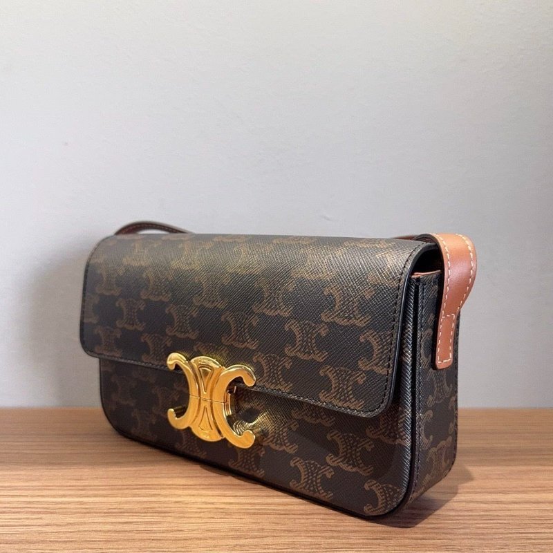 Celine 老花凱旋門 腋下包 Lisa同款 尺寸20*10*4cm 98新配件塵袋-2