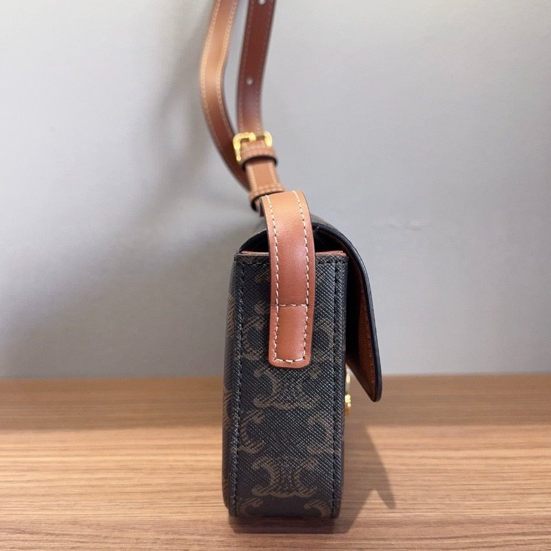 Celine 老花凱旋門 腋下包 Lisa同款 尺寸20*10*4cm 98新配件塵袋-4