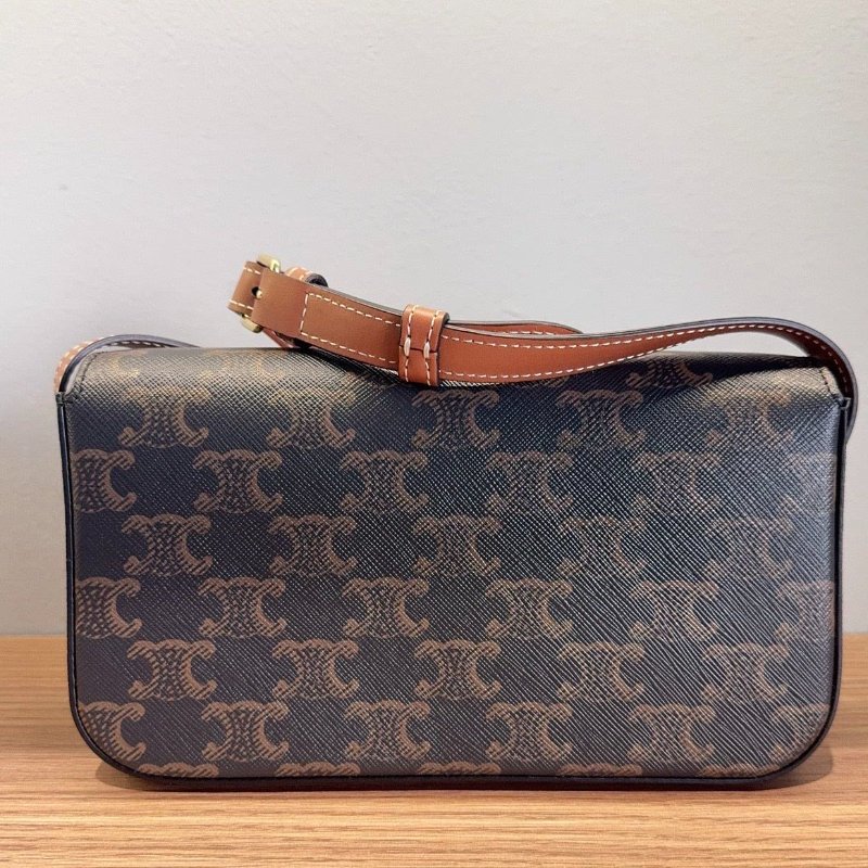 Celine 老花凱旋門 腋下包 Lisa同款 尺寸20*10*4cm 98新配件塵袋-8