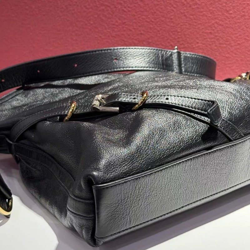 givenchy黑銀中號 voyou肩背包 40*6.5*27cm 98新配件塵袋-5