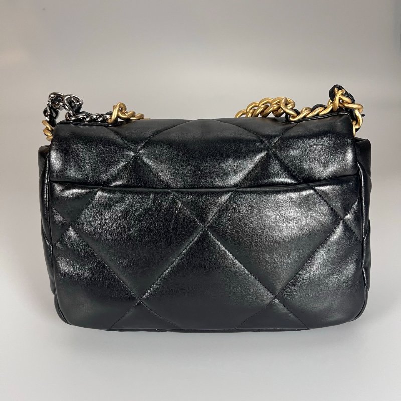 CHANEL 19包 黑金 AS1160/晶片款-1
