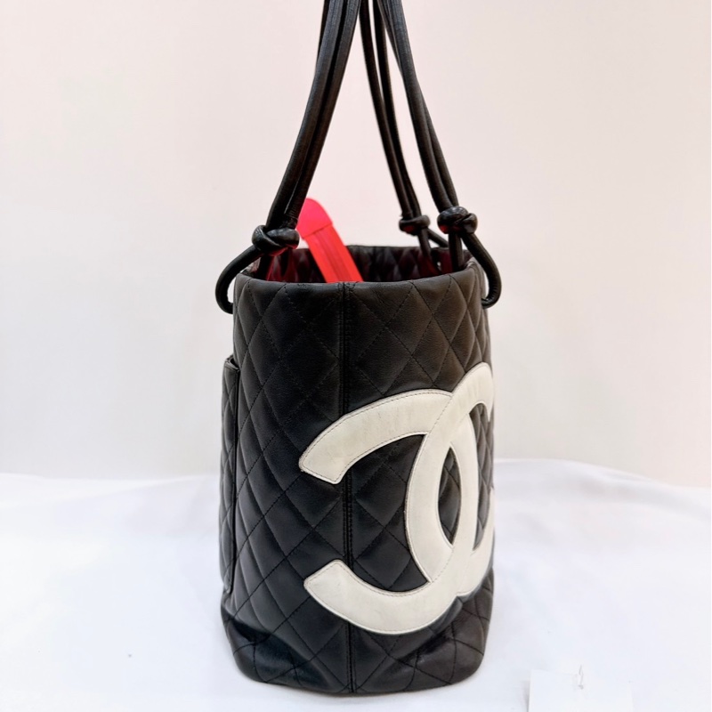 莉亞精品♡Chanel 康鵬托特包 二手美包-4