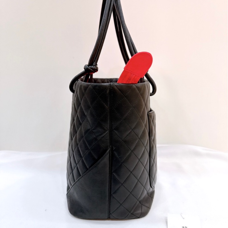 莉亞精品♡Chanel 康鵬托特包 二手美包-5