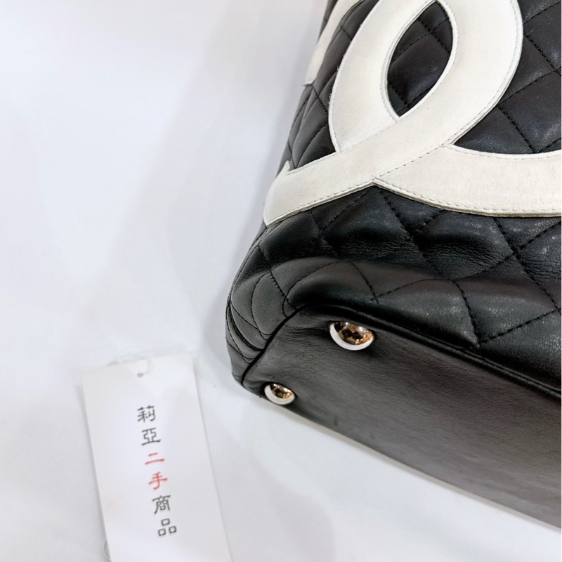莉亞精品♡Chanel 康鵬托特包 二手美包-10