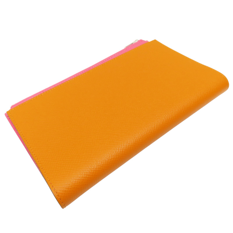 雙色 Epsom牛皮 EAZIP Note cover 萬用夾 C刻【HERMES 愛馬仕】 H076686CKAB-3