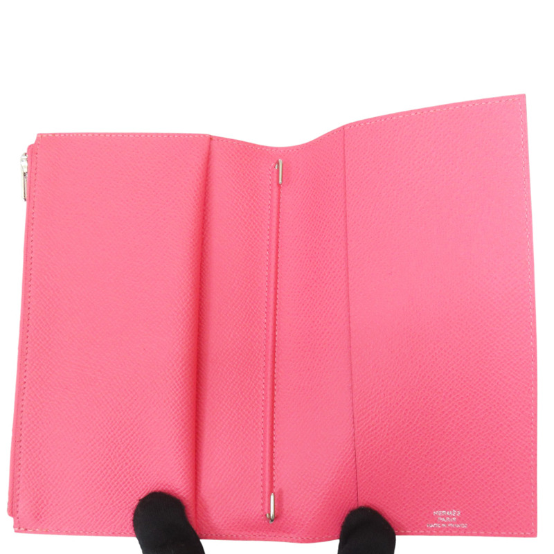 雙色 Epsom牛皮 EAZIP Note cover 萬用夾 C刻【HERMES 愛馬仕】 H076686CKAB-4