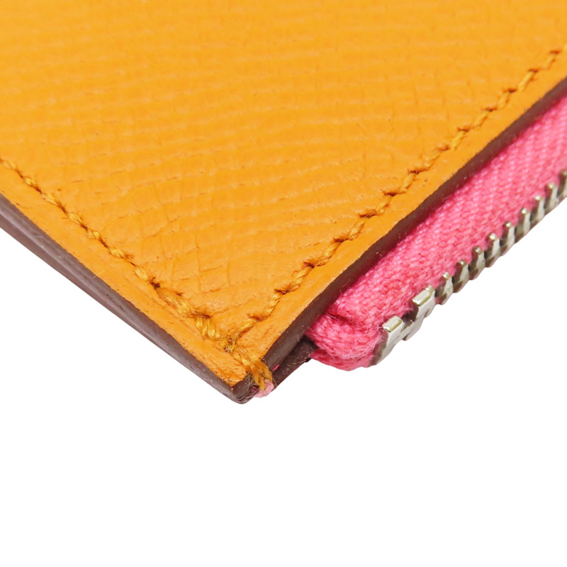 雙色 Epsom牛皮 EAZIP Note cover 萬用夾 C刻【HERMES 愛馬仕】 H076686CKAB-8