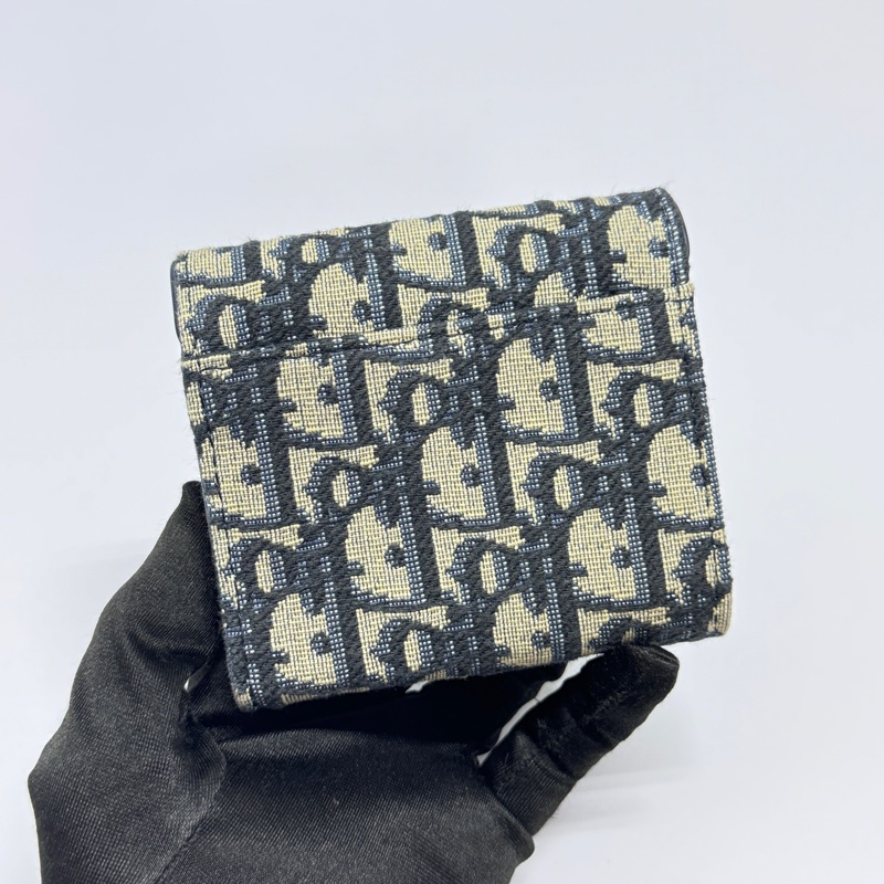 【超!級!新】 Dior Saddle 馬鞍老花短夾 全配🎁(專櫃24,000)-3