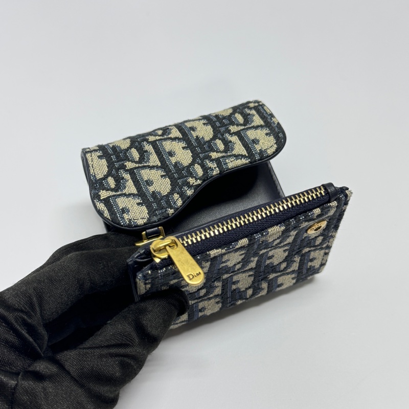 【超!級!新】 Dior Saddle 馬鞍老花短夾 全配🎁(專櫃24,000)-8