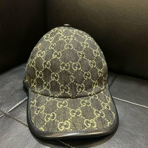 💎Han's house精品服飾💎GUCCI 滿版 老花 帽子 義大利製 男女共穿 656206
