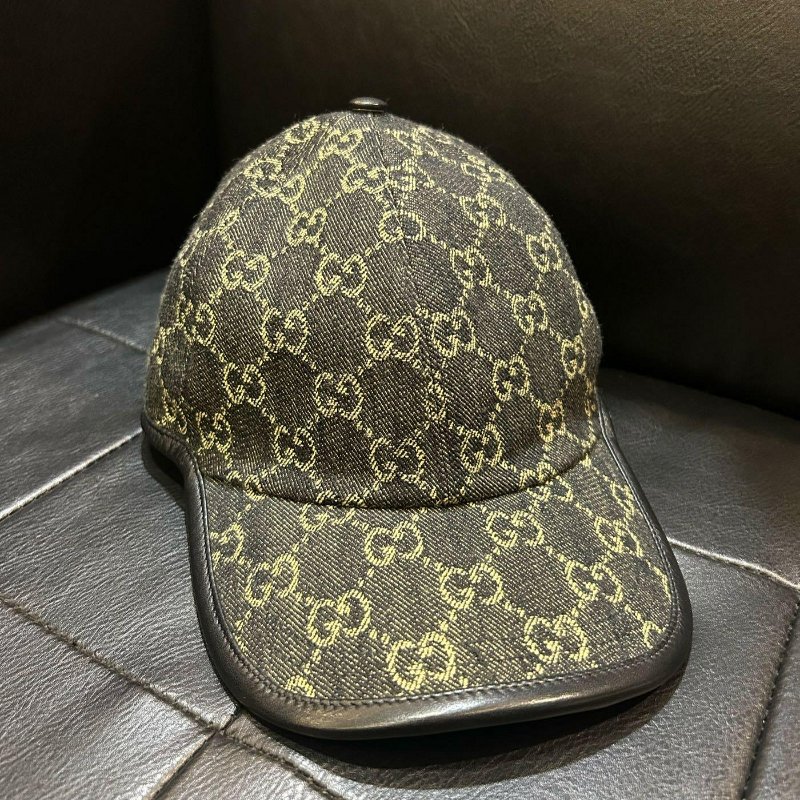 💎Han's house精品服飾💎GUCCI 滿版 老花 帽子 義大利製 男女共穿 656206-2