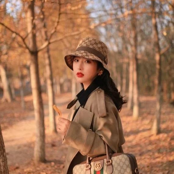 💎Han's house精品服飾💎GUCCI 滿版 老花 漁夫 帽子 576587 義大利製 原價19000-5