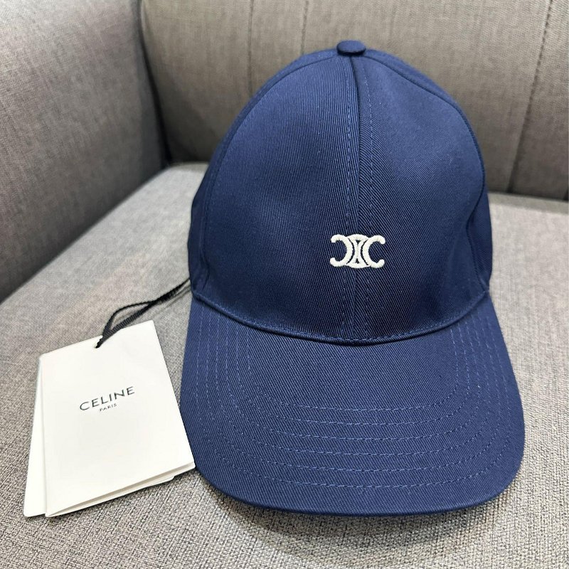 💎Han's house精品服飾💎celine 凱旋門 刺繡 帽子-0