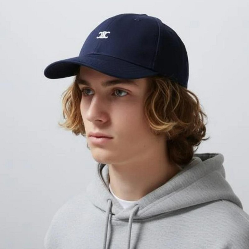 💎Han's house精品服飾💎celine 凱旋門 刺繡 帽子-3