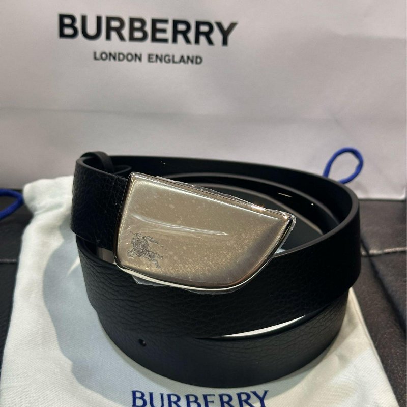 💎Han's house精品服飾💎Burberry 皮帶 寬3CM義大利製-0