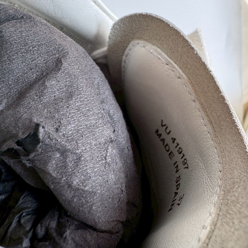 😍日常必買 YSL 聖羅蘭白色星星造型板鞋 37-8