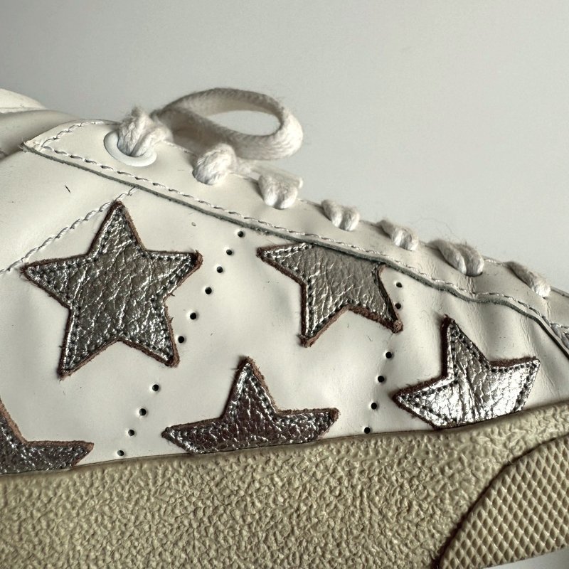 😍日常必買 YSL 聖羅蘭白色星星造型板鞋 37-12