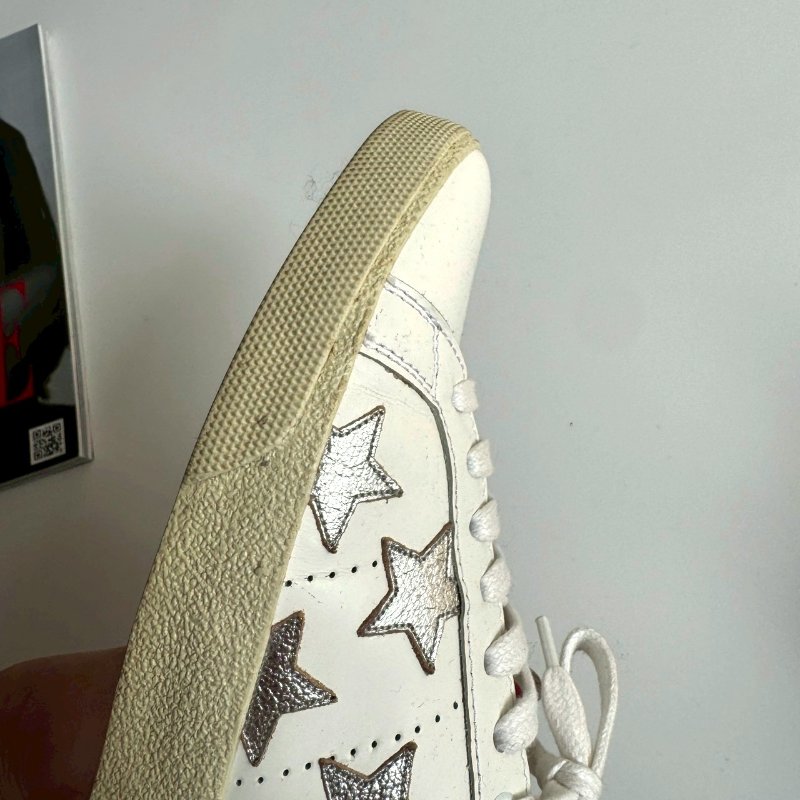 😍日常必買 YSL 聖羅蘭白色星星造型板鞋 37-14