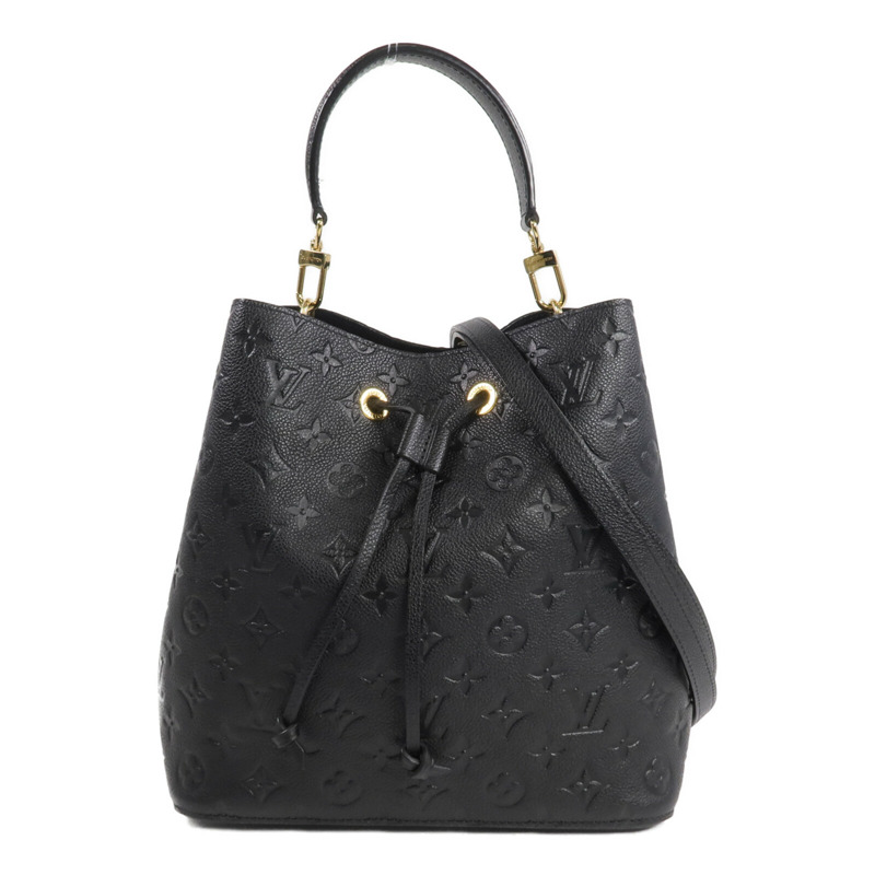 LOUIS VUITTON Monogram Empreinte NeoNoe MM金扣手挽肩背兩用袋-0