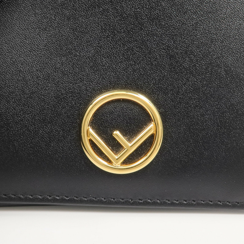 FENDI 牛皮皮革Wallet金扣錢包-11