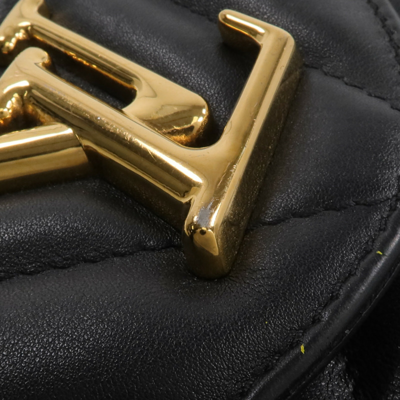 LOUIS VUITTON 牛皮皮革New Wave Chain Bag MM金扣鏈帶肩背袋-16