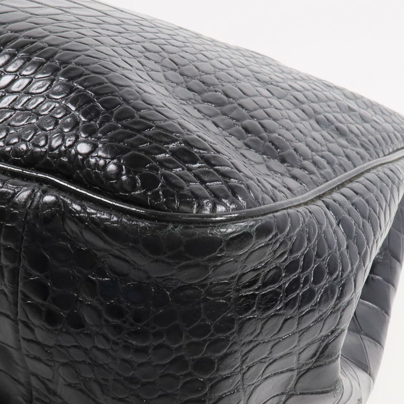 Longchamp 牛皮皮革Handbag金扣手挽袋-5