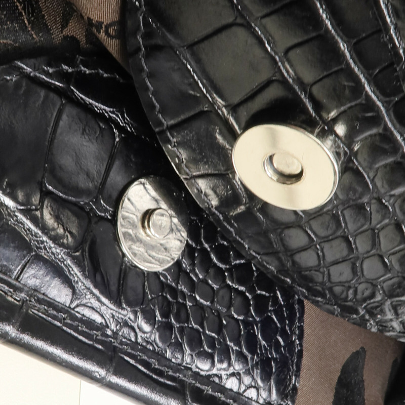 Longchamp 牛皮皮革Handbag金扣手挽袋-12