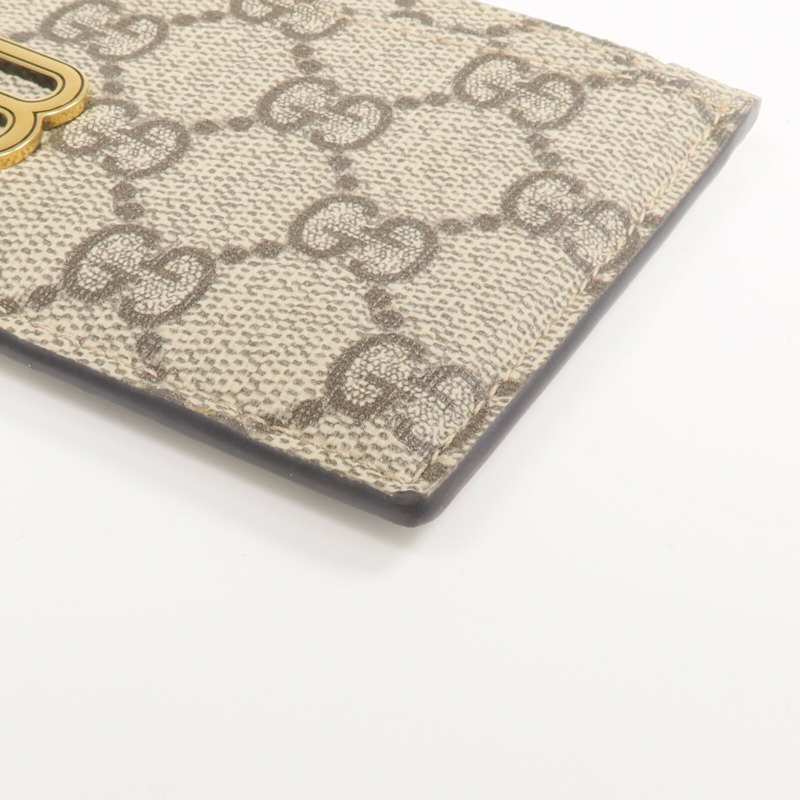 GUCCI 塗層帆布Gucci x Balenciaga Card Case金扣卡片套-6