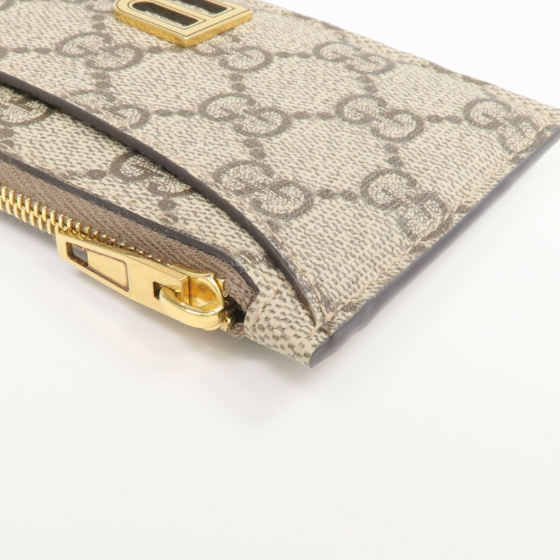 GUCCI 塗層帆布Gucci x Balenciaga Card Case金扣卡片套-9