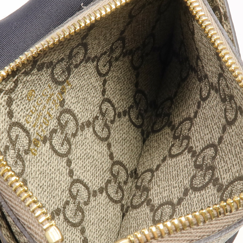 GUCCI 塗層帆布Gucci x Balenciaga Card Case金扣卡片套-12