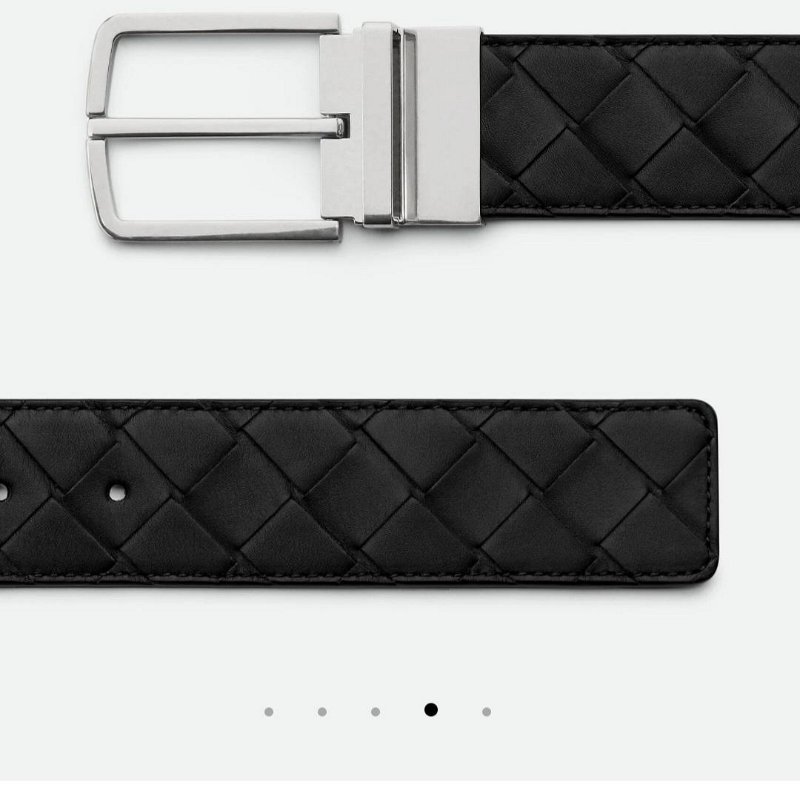 💎Han's house精品服飾💎BOTTEGA VENETA BV 雙面用 編織 皮帶 真皮 意大利製 寬3.5cm 現貨100 原價24800-4