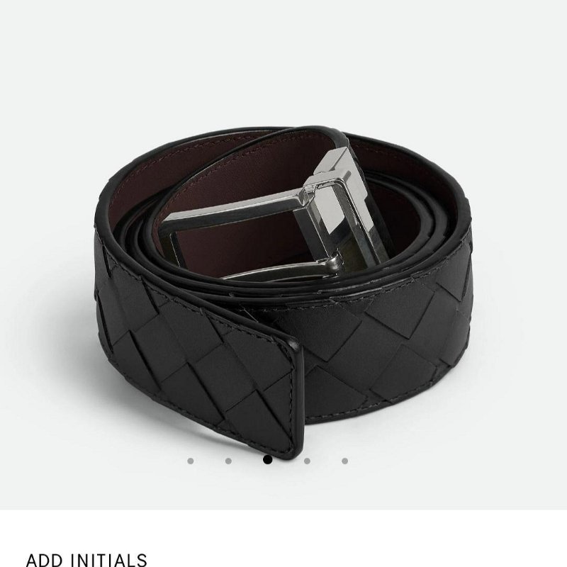 💎Han's house精品服飾💎BOTTEGA VENETA BV 雙面用 編織 皮帶 真皮 意大利製 寬3.5cm 現貨100 原價24800-6