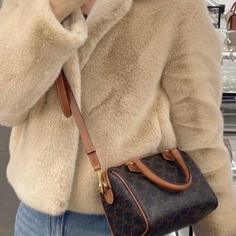 Celine 波士頓斜背手提兩用包