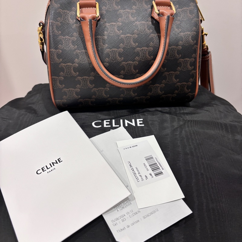Celine 波士頓斜背手提兩用包-1
