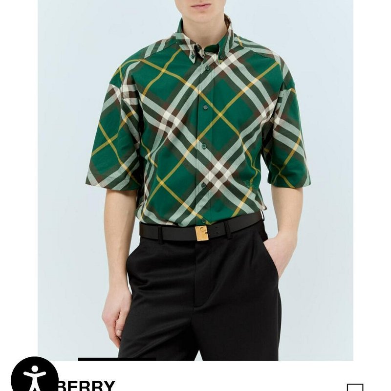 💎Han's house精品服飾💎Burberry 格紋 壓紋 小牛皮 皮帶 雙面用 寬3.5 現貨 原價18900-6