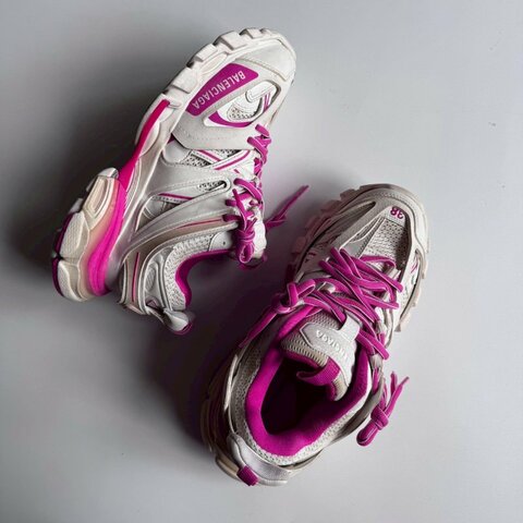 🉑黃金尺寸 Balenciaga粉色老爹鞋39