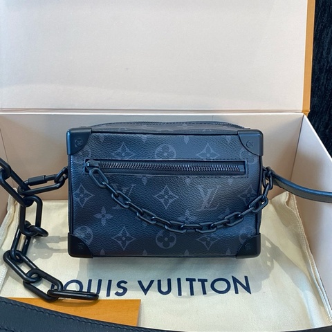 Louis Vuitton Soft Trunk 老花黑色 黑武士盒子包 編碼款