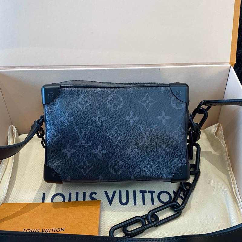 Louis Vuitton Soft Trunk 老花黑色 黑武士盒子包 編碼款-1