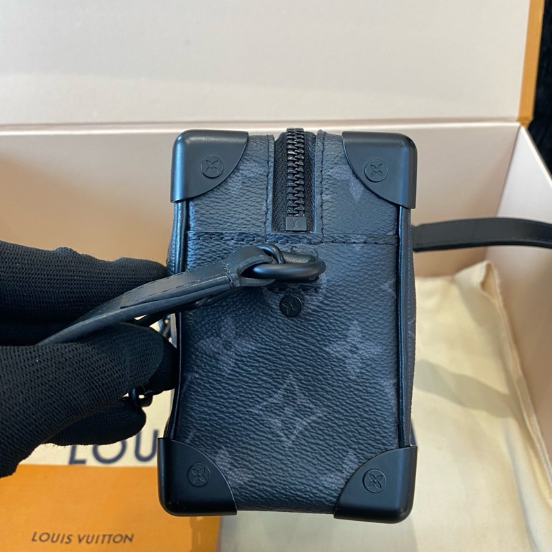 Louis Vuitton Soft Trunk 老花黑色 黑武士盒子包 編碼款-2