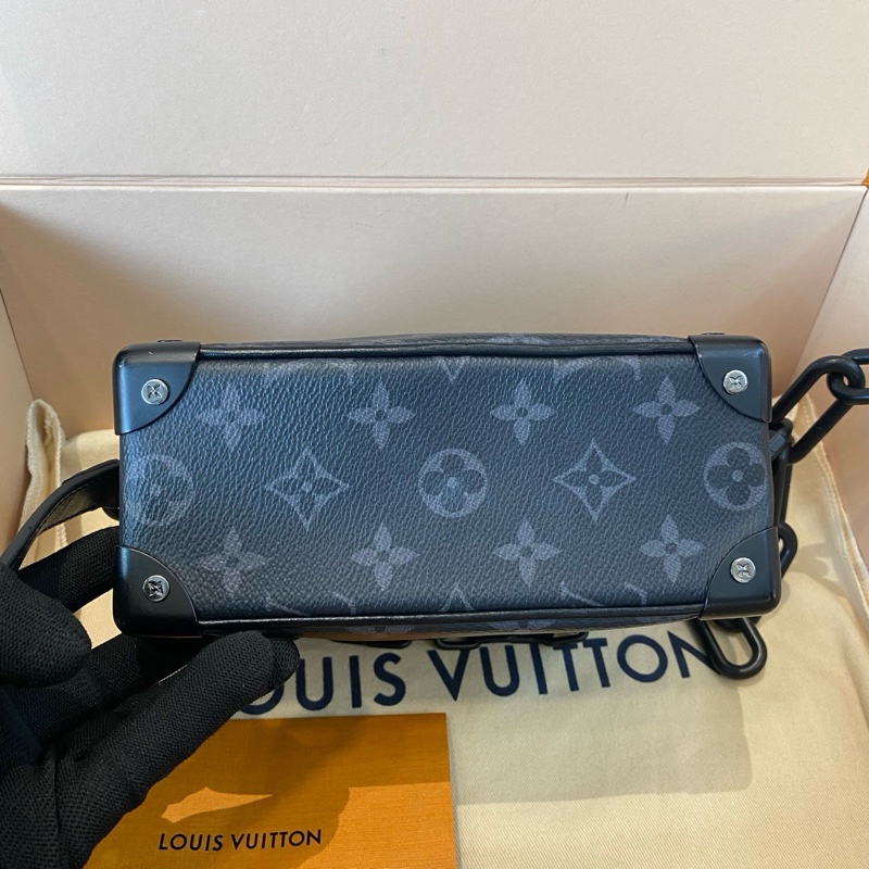 Louis Vuitton Soft Trunk 老花黑色 黑武士盒子包 編碼款-3