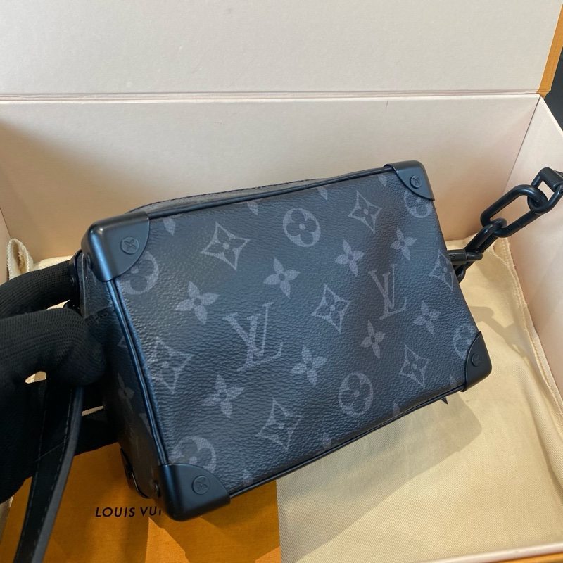 Louis Vuitton Soft Trunk 老花黑色 黑武士盒子包 編碼款-4