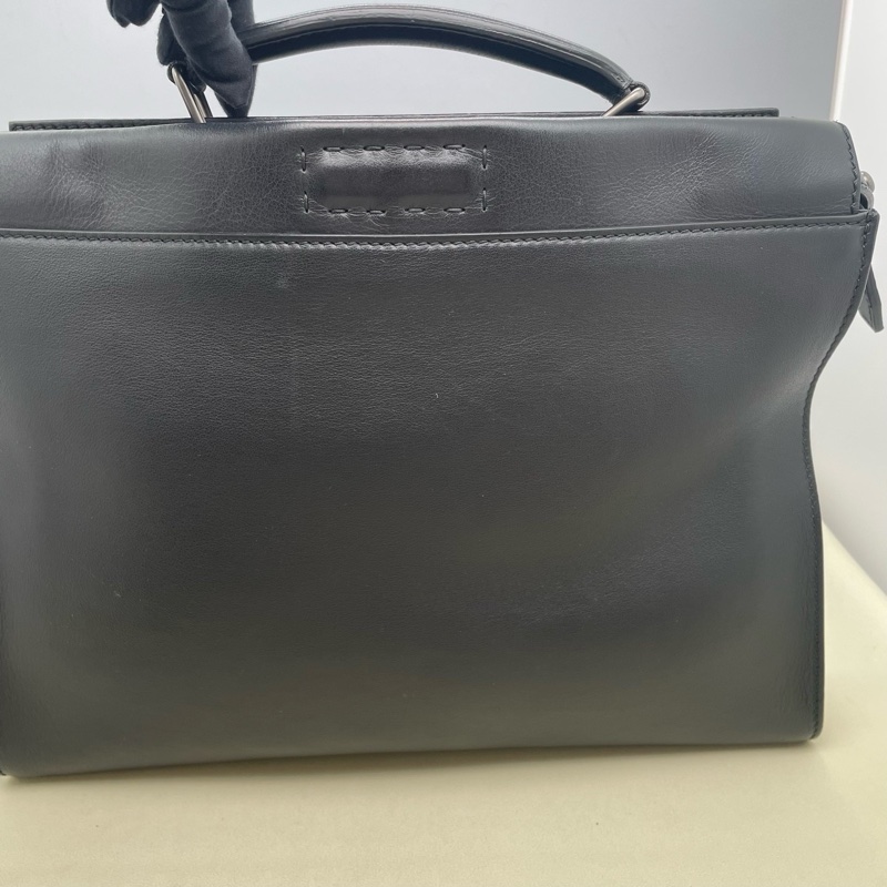 98新FENDI/芬迪 小惡魔 peekaboo 全皮男士公文包 尺寸:37✖️28✖️cm 附件: 塵袋 肩帶 (-2